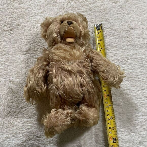 Vintage Steiff 1960s Mohair Zotty Teddy Bear Germany Jointed Glass Eyes - Picture 6 of 6